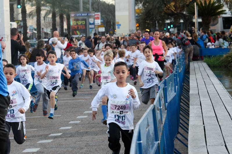מרתון סמסונג ילדים|צילום: רונן טופלברג